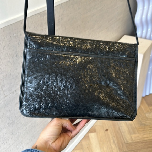 Vintage Chloe Ostrich Flap CrossBody Bag - Picture 2 of 7